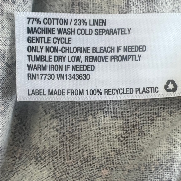 NWOT-  Universal Thread Women's Mini Dress - Gray and Orange Floral - Picture 5 of 7